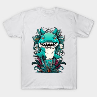 Shark in mayan style T-Shirt